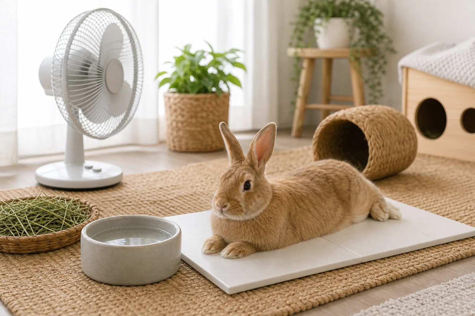 How to Keep Rabbits Cool in Summer featured image.