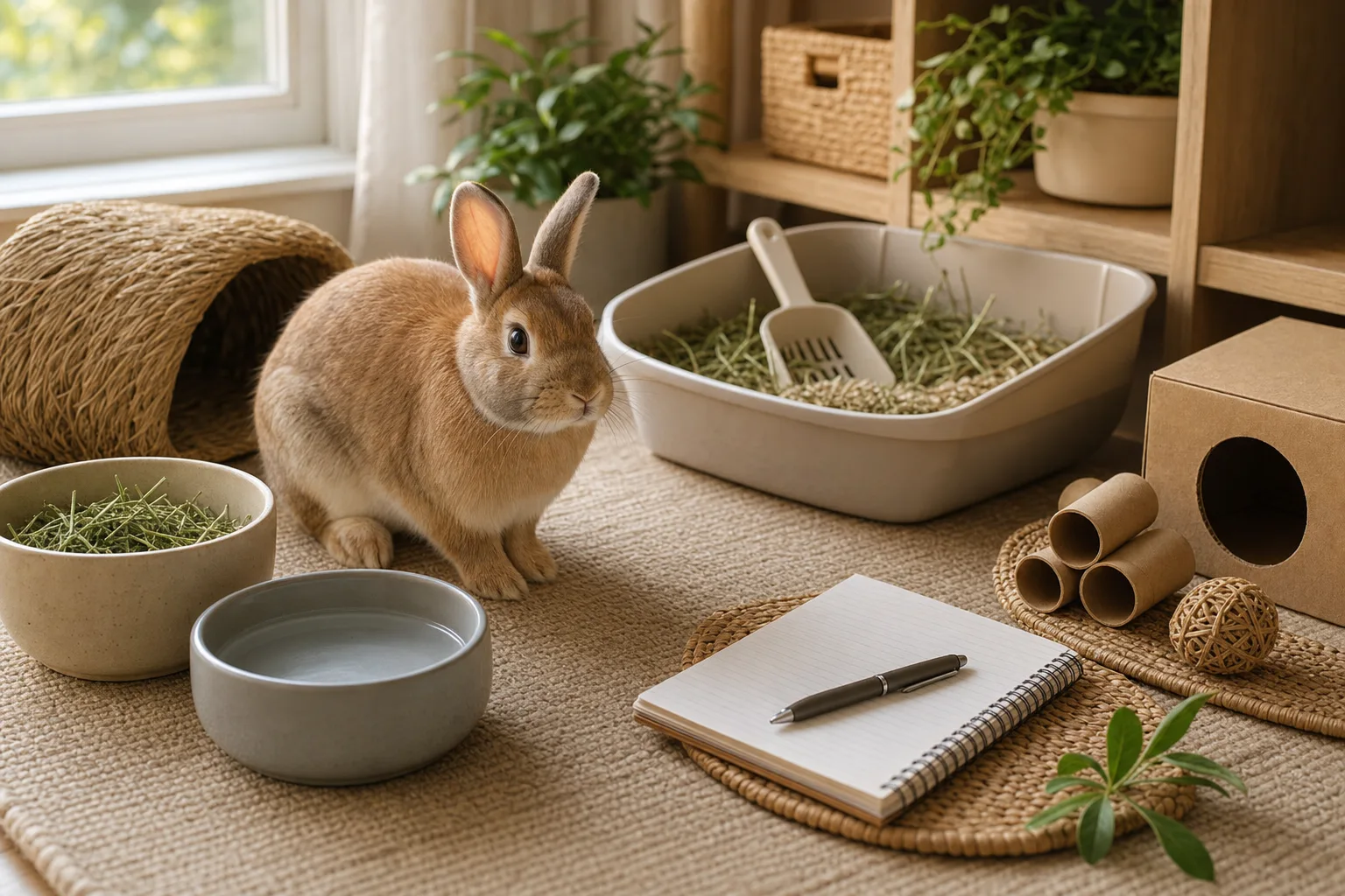 Litter Training a Rabbit: A Beginner-Friendly Setup featured image.