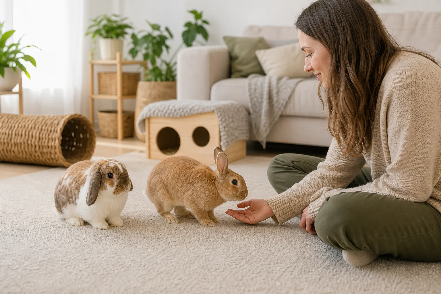 Behavior & Bonding rabbit-care category image.